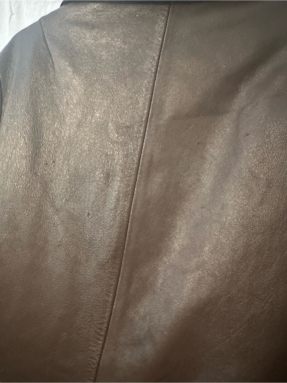 Women's Chocolate Brown Leather Jacket - Picture 4 of 5